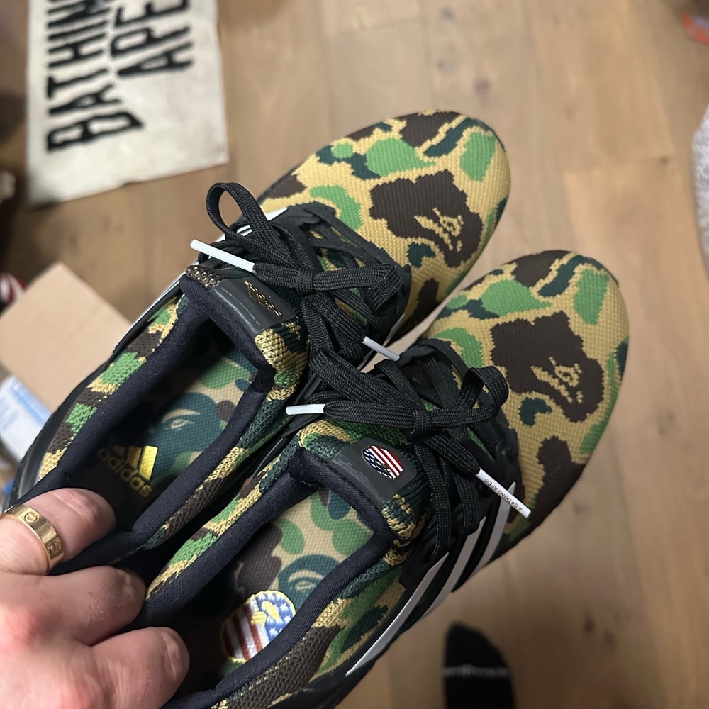 Size 10 bape adidas collab